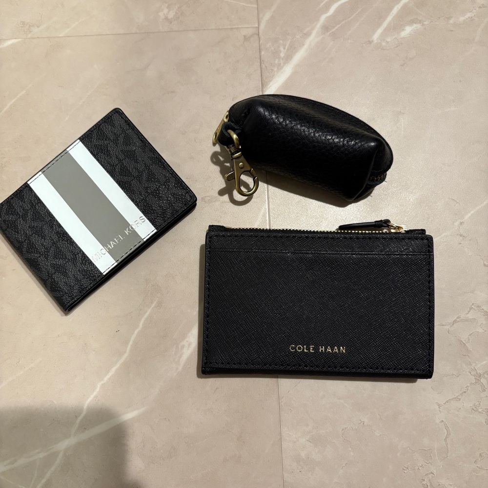 Amazing Bundle! Wallet & Pouch bundle Portland Leather, Cole Haan & Michael Kors